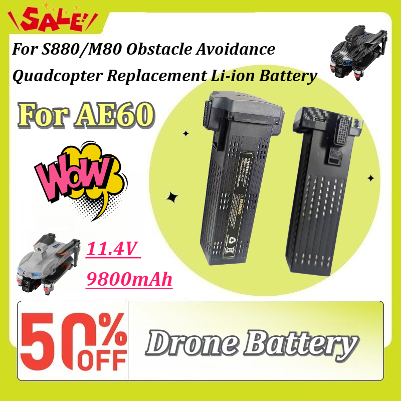 Drone Battery Li-Ion - Nuova Batteria Ricaricabile per Drone 11.4V