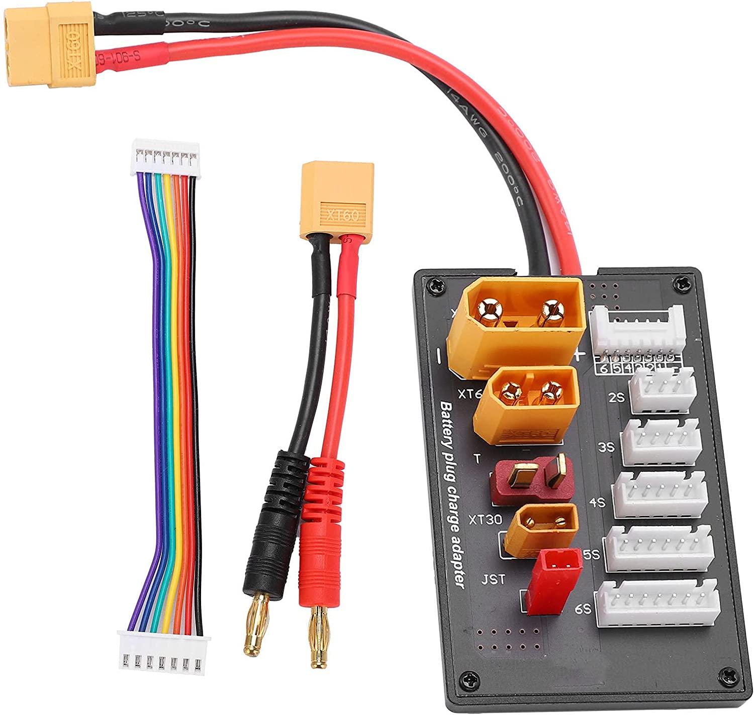 Drone Battery Parallel Board - XT90 XT30 JST T Connettore XT60
