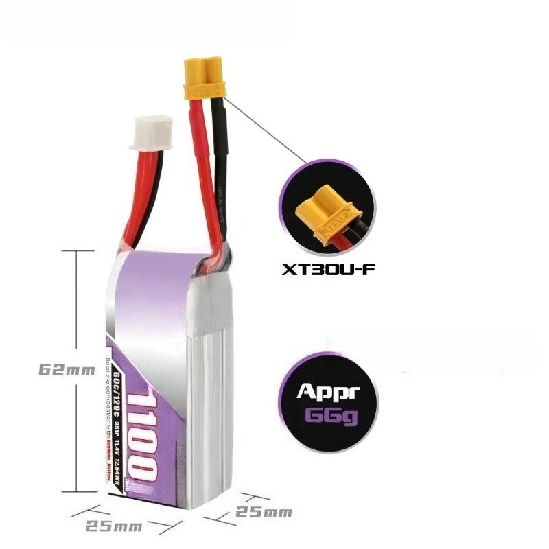 Batteria Lipo 3S 1100mAh 60C/1 - Drone Battery 3S recensione e prezzo