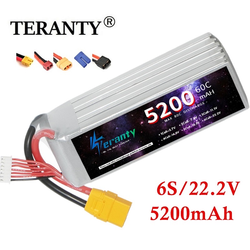 TERANTY 6S 5200mAh Lipo batter - Drone Battery 4S recensione e prezzo